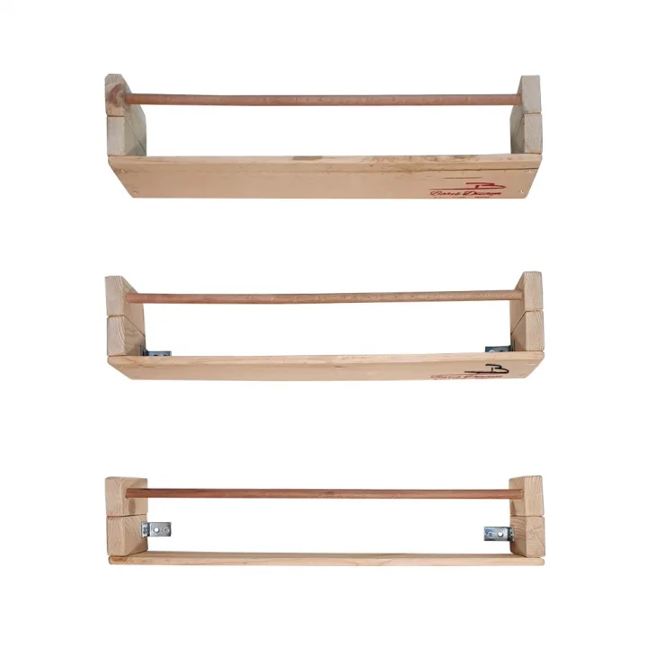 Barış Dizayn Montessori Duvar Rafı Ahşap Kitaplık Bebek Odası Çocuk odası Çocuk Kitaplığı (3lü set)