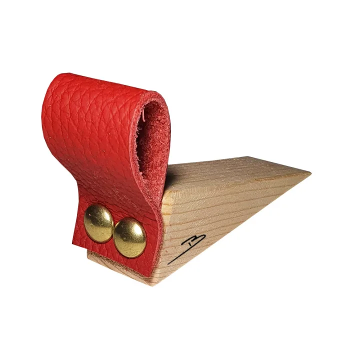 Toptan Satış - Barış Dizayn Premium Deri Kapı altlığı kapı stoperi stopper kapı durdurucu (1 Adet) Renk Seçimli