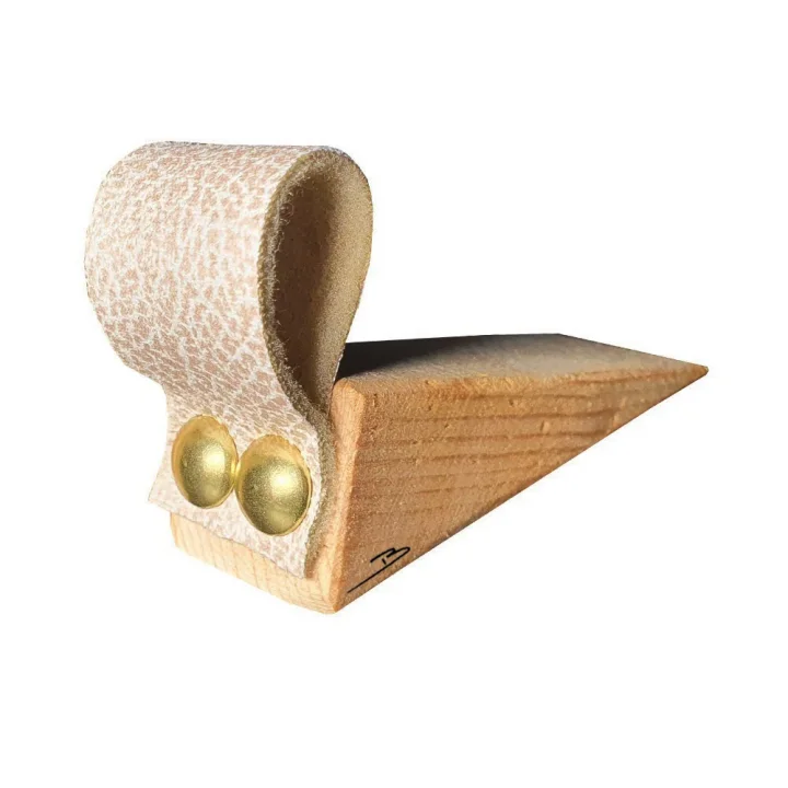 Toptan Satış - Barış Dizayn Premium Deri Kapı altlığı kapı stoperi stopper kapı durdurucu (1 Adet) Renk Seçimli