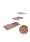 Barış Dizayn Peluş Kedi Basamağı Peluş Raf Duvar Kedi Yolu Parkur 3lü set 2 Renk(30-40-50cm)