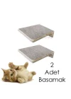 Halı kaplı Geniş kedi basamağı kedi köprüsü duvar yürüyüş yolu kedi oyunu tırmalama parkur 2 Adet