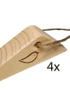 Barış Dizayn Kuş desenli İpli Kapı altlığı kapı stoperi stopper kapı durdurucu (4lü paket)