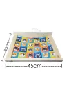 Doğal ahşap duvara monte kedi hamağı kedi yatağı kedi hamak 10KG (45cm x 35cm)