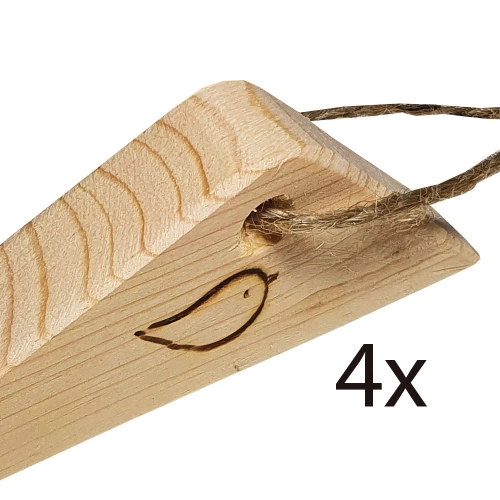 Barış Dizayn Kuş desenli İpli Kapı altlığı kapı stoperi stopper kapı durdurucu (4lü paket)