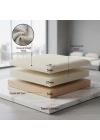 Doğal Ahşap Ortopedik Wellsoft Peluş Kedi Yatağı Yer Yatağı 40x50cm (2 renk)