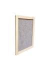 Barış Dizayn Doğal Ahşap Duvara Monte Çerçeveli Halı Kedi Tırmalama Paneli (50x35cm) 2 Renk