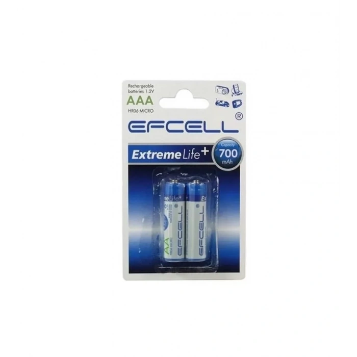 EFCELL 700 MAH. ŞARJLI İNCE PİL