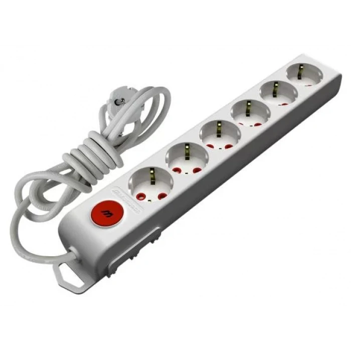 MUTLUSAN 6LI 5MT. ANAHTARLI PRİZ