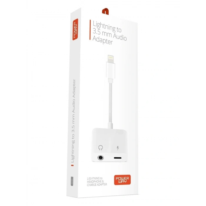 POWERWAY AC01 IPHONE ŞARJ VE KULAKLIK ADAPTÖRÜ