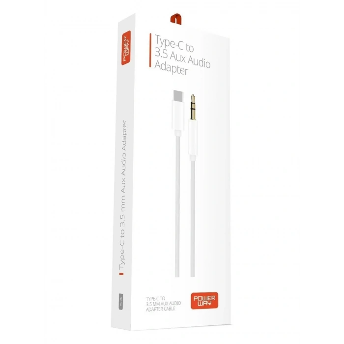 POWERWAY AC06 TYPE-C AUX KABLO