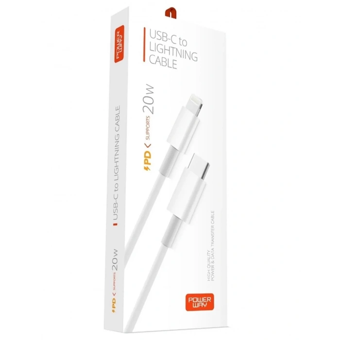 POWERWAY PD20 20W TYPE-C IPHONE KABLO