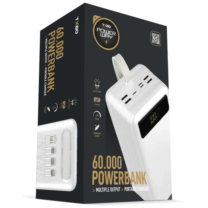 POWERWAY TX60 60.000MAH POWERBANK