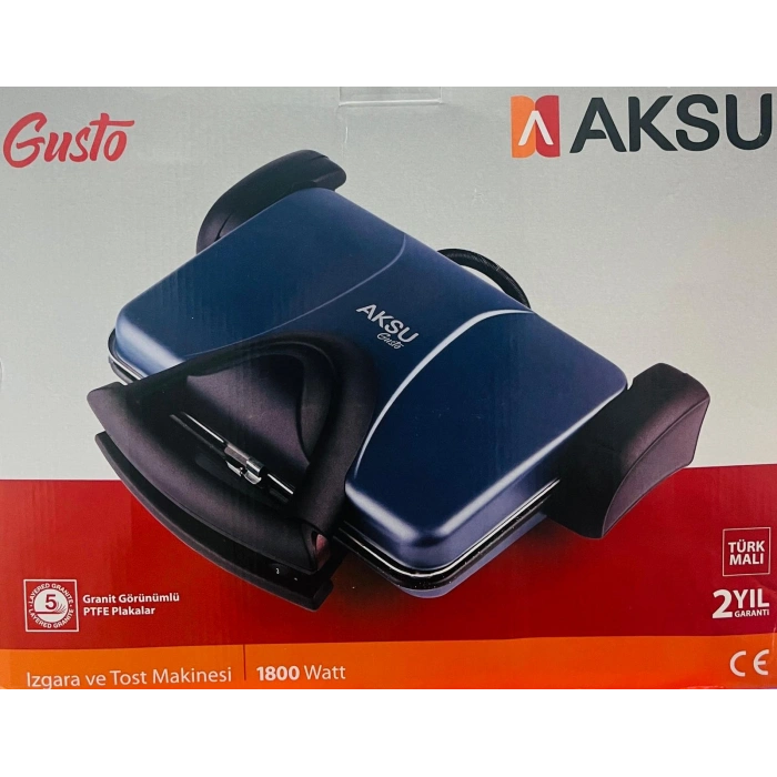 AKSU T22E GUSTO GRANİT TOST MAKİNASI