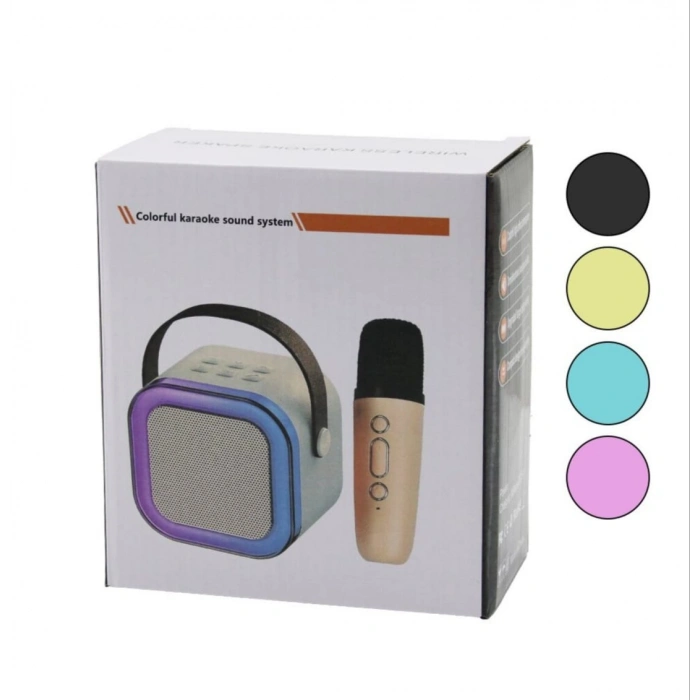 ADR COLORFUL MİKROFONLU MÜZİK  KUTUSU