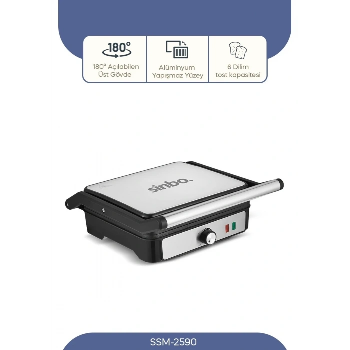 SİNBO SSM-2590 TOST MAKİNESİ