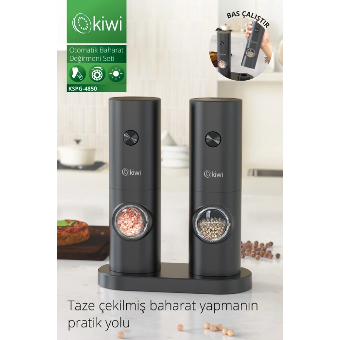 KİWİ KSPG-4850 TUZ KARABİBER DEĞİRMENİ