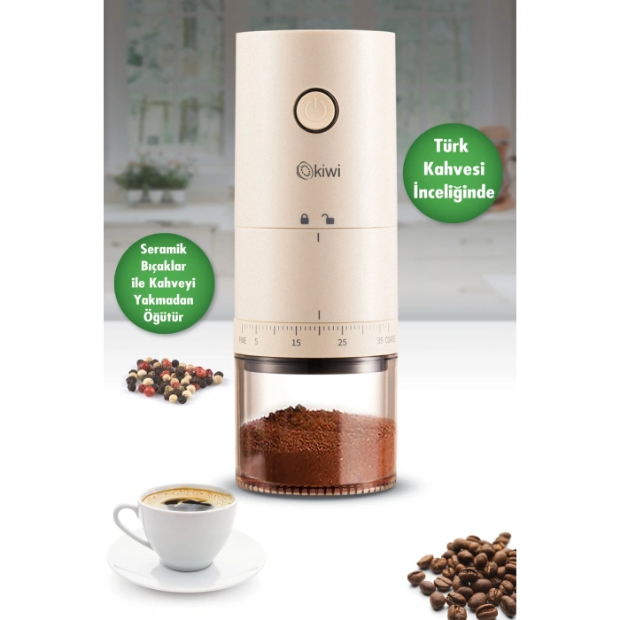 KİWİ KSPG-4817 KAHVE BAHARAT ÖĞÜTÜCÜ