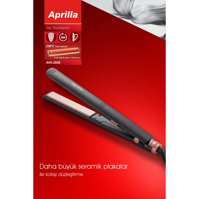 APRİLLA AHS-2026 SAÇ DÜZLEŞTİRİCİ