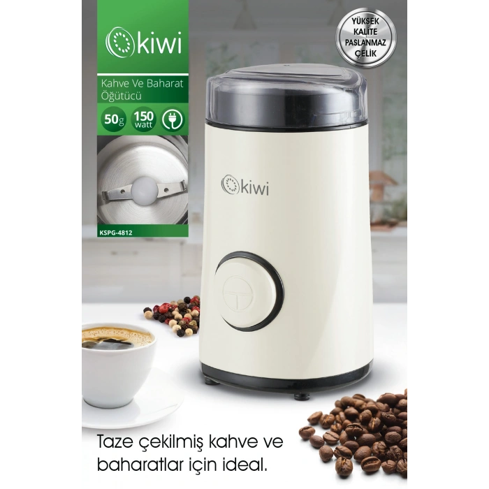 KİWİ KSPG 4812 KAHVE BAHARAT ÖĞÜTÜCÜ