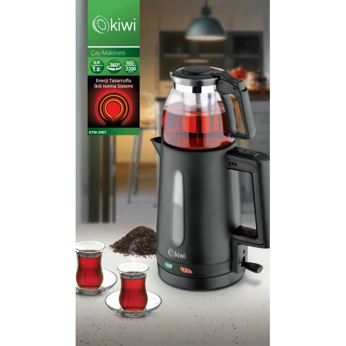 KİWİ KTM-2907 PLASTİK ÇAYCI