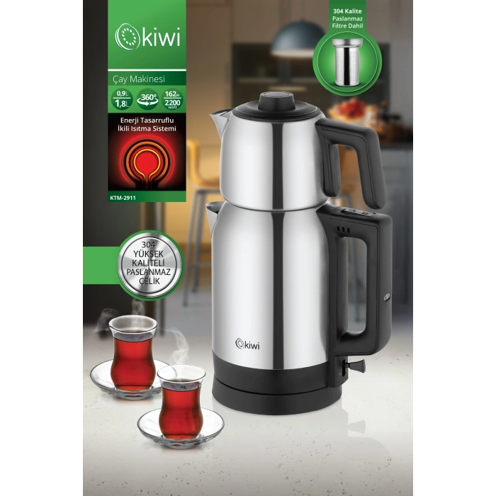 KİWİ KTM-2911 ÇELİK ÇAYCI