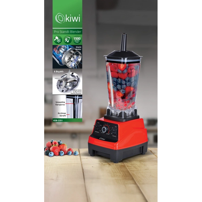 KİWİ KSB-2251 TURBO BLENDER