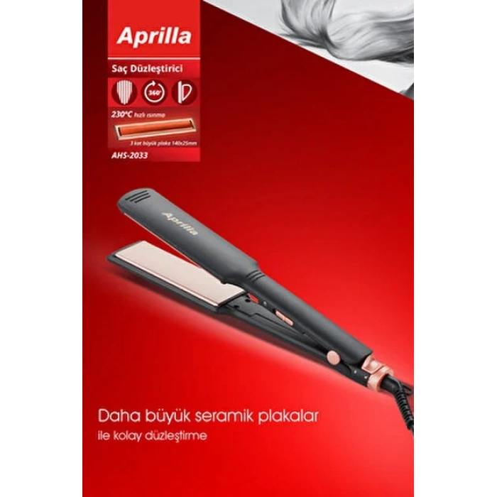 APRİLLA AHS-2033 SAÇ DÜZLEŞTİRİCİ