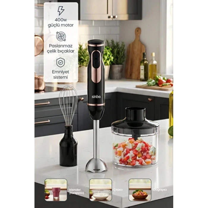 SİNBO SHB-7529 3LÜ BLENDER SETİ