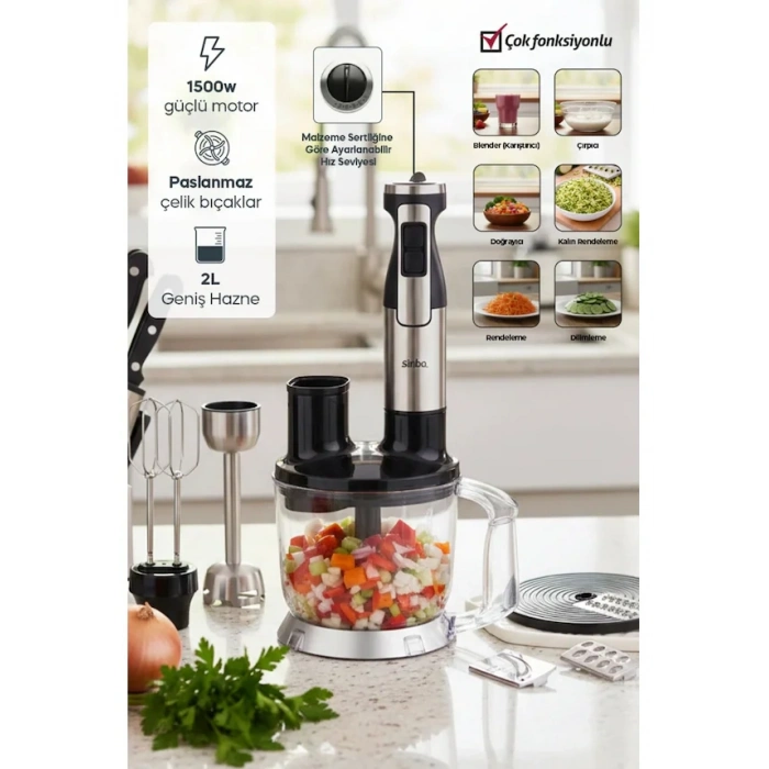 SİNBO SHB-7531 5Lİ BLENDER SETİ
