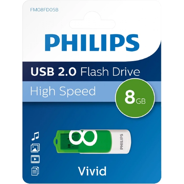 PHILIPS VİVİD 8GB FLASHBELLEK