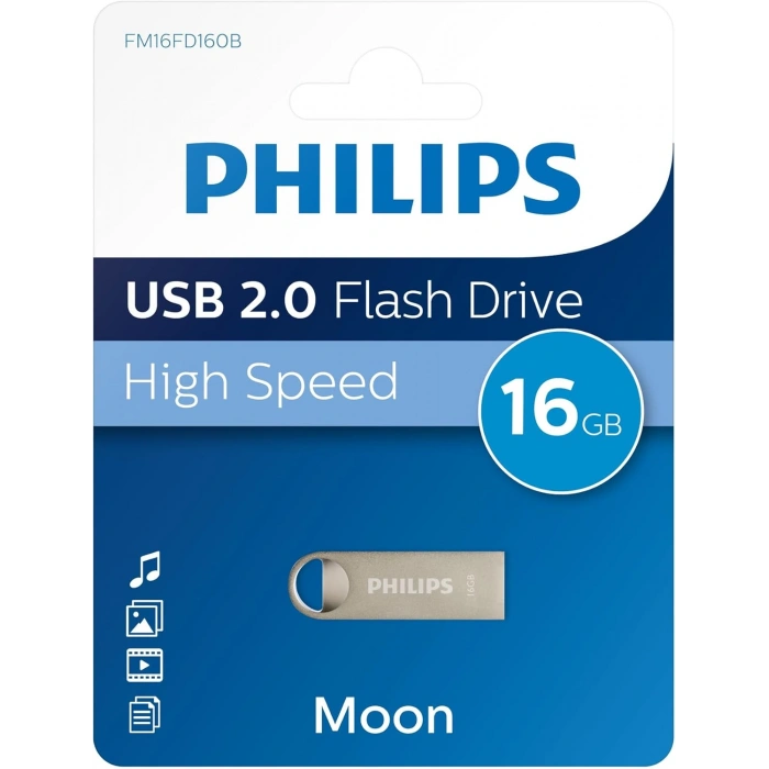 PHILIPS MOON 16GB METAL FLASHBELLEK