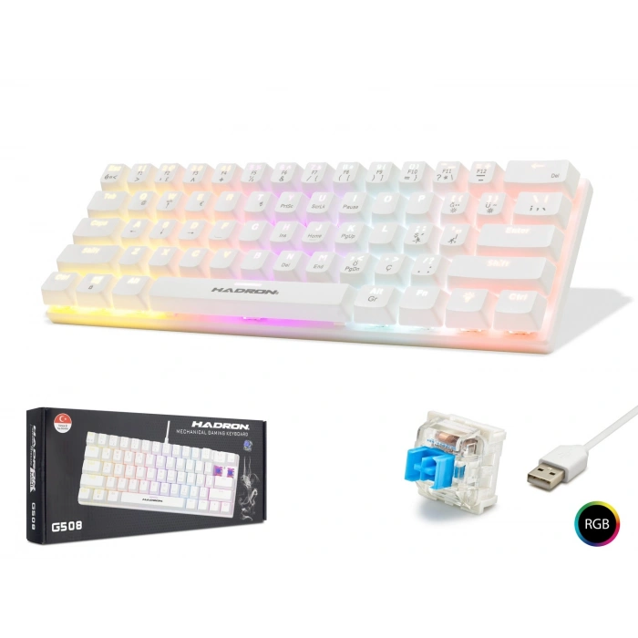 HADRON G508 RGB MEKANİK KLAVYE