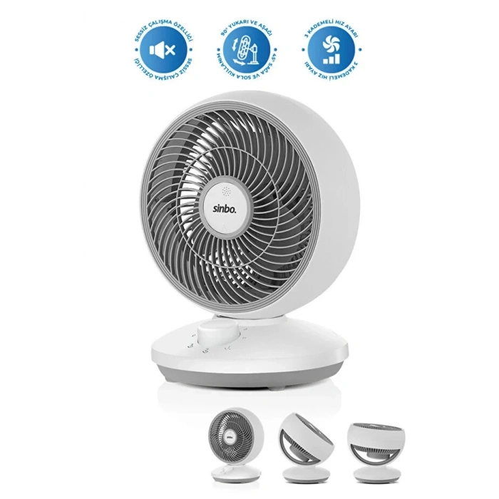 SİNBO SF-7701 MASAÜSTÜ VANTİLATÖR