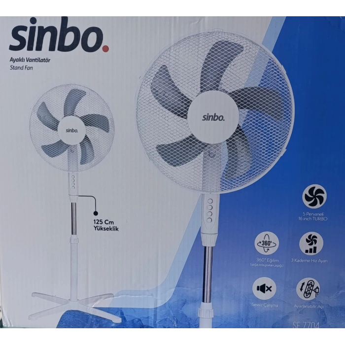 SİNBO SF-7704 AYAKLI VANTİLATÖR