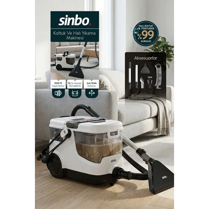 SİNBO SCC-7609 HALI- KOLTUK YIKAMA