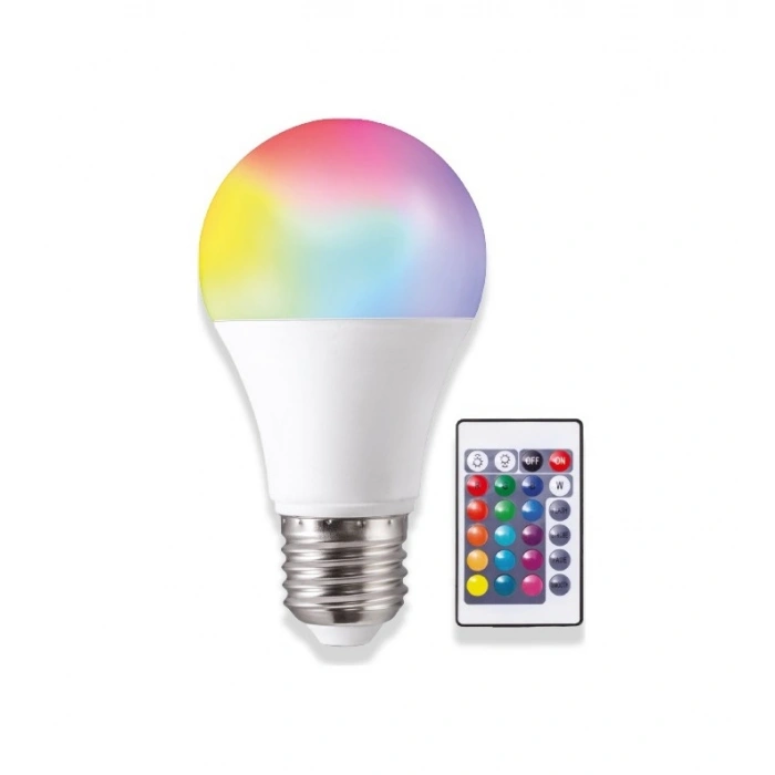 ADR LED RGBW BUIB 9WRGB AMPUL(KUMANDALI)