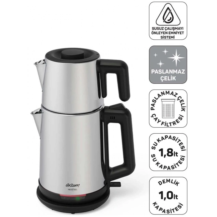 ARZUM AR3158 NEOSTEEL ÇELİK ÇAYCI