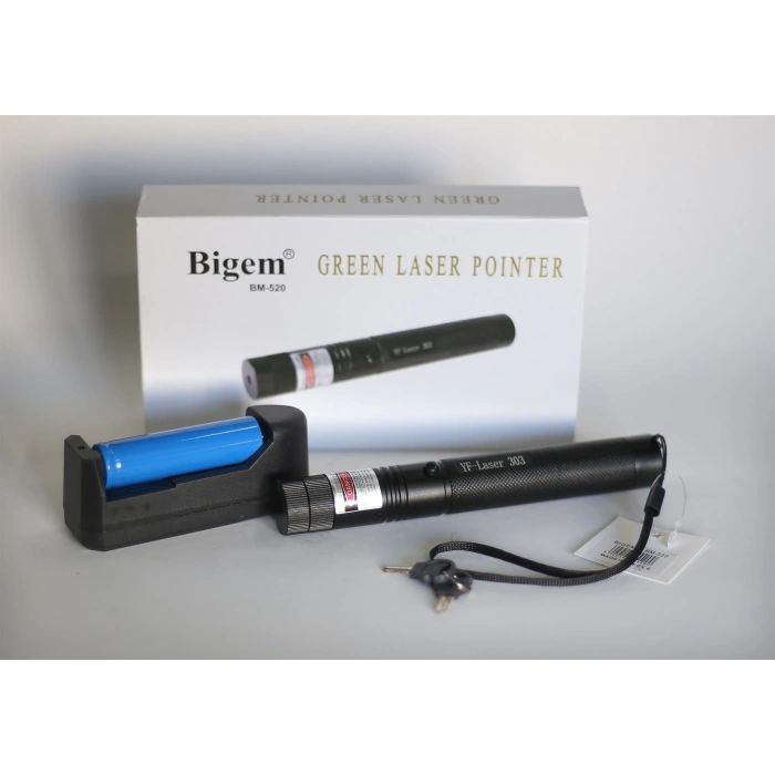 BİGEM BM-520 ŞARJLI YEŞİL LAZER