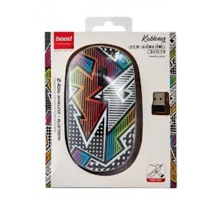 BOOD DESENLİ ŞARJLI KABLOSUZ MOUSE