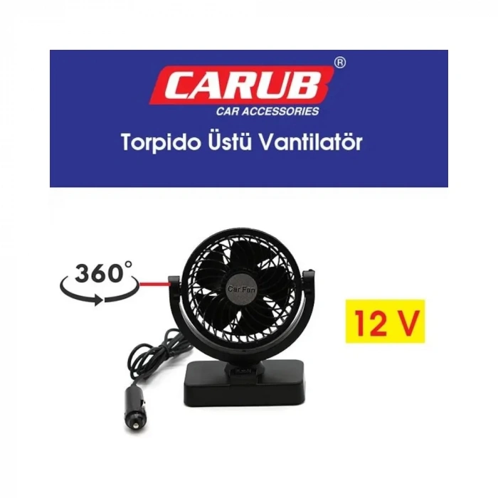 CARUB BR640 06 08 ARAÇ VANTİLATÖRÜ 12V TEKLİ