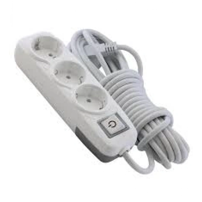 CVS 3LÜ ANAHTARLI 1 MT. GRUP PRİZ