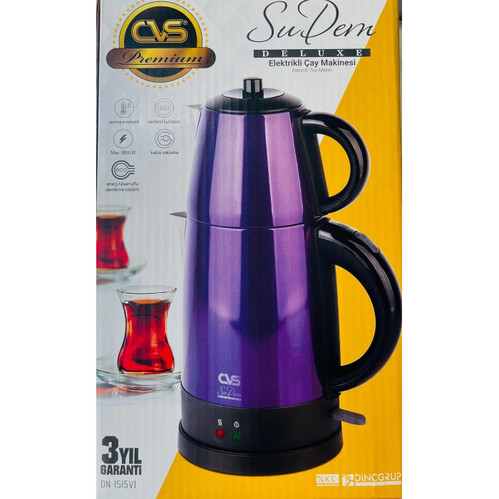 Cvs DN 1515 Sudem Deluxe Elektrikli Çelik Çaycı