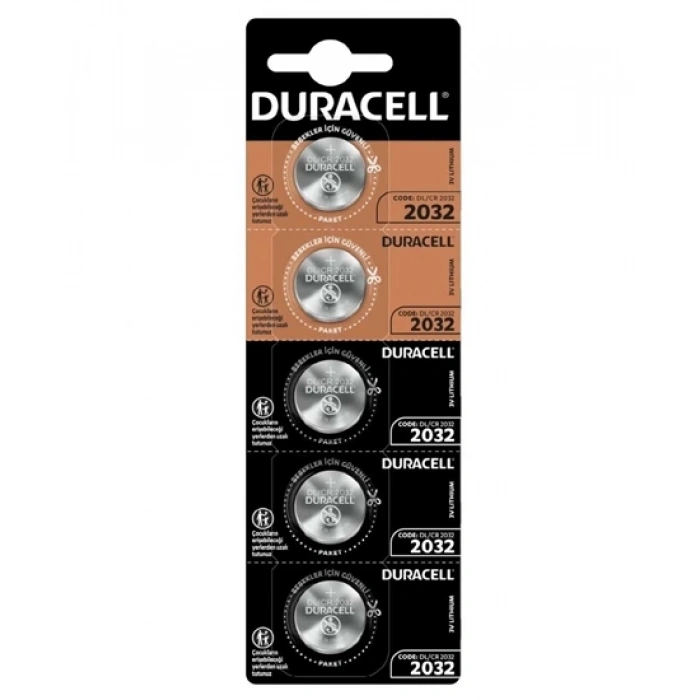 DURACELL CR2032 5Lİ KARTELA PİL