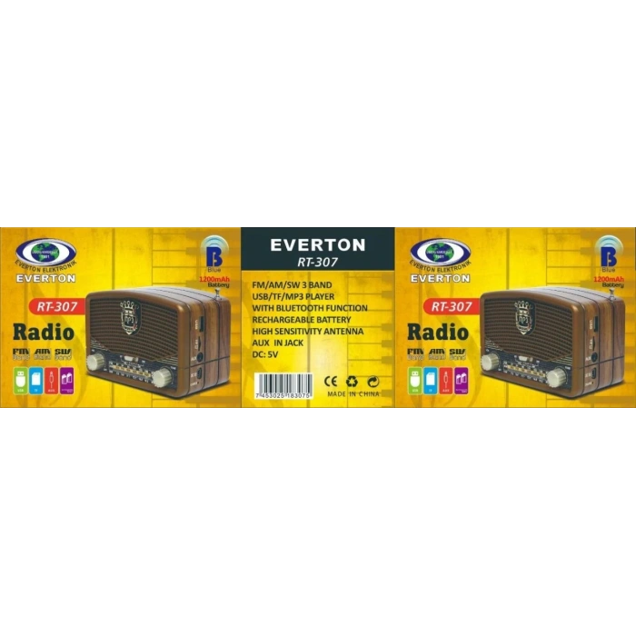 EVERTON RT-307  MÜZİK KUTUSU
