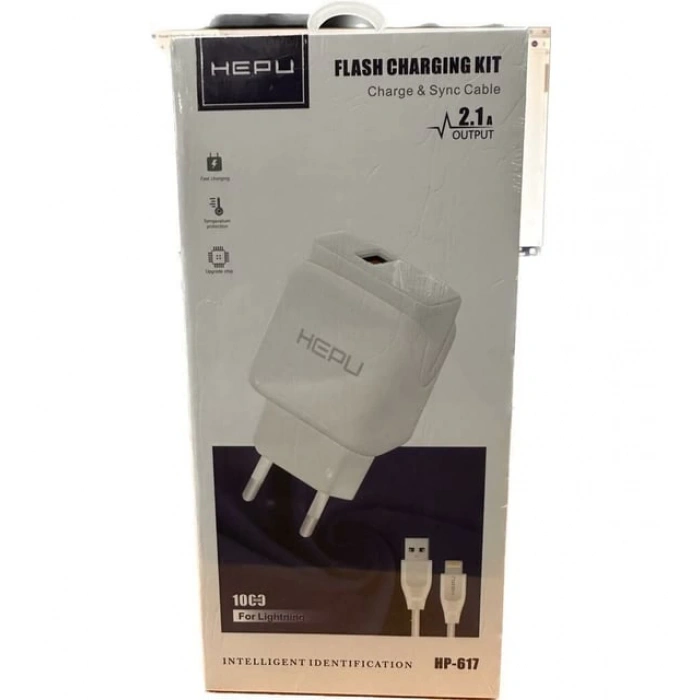 HEPU HP-617İ 2.1A İPHONR ŞARJ ALETİ