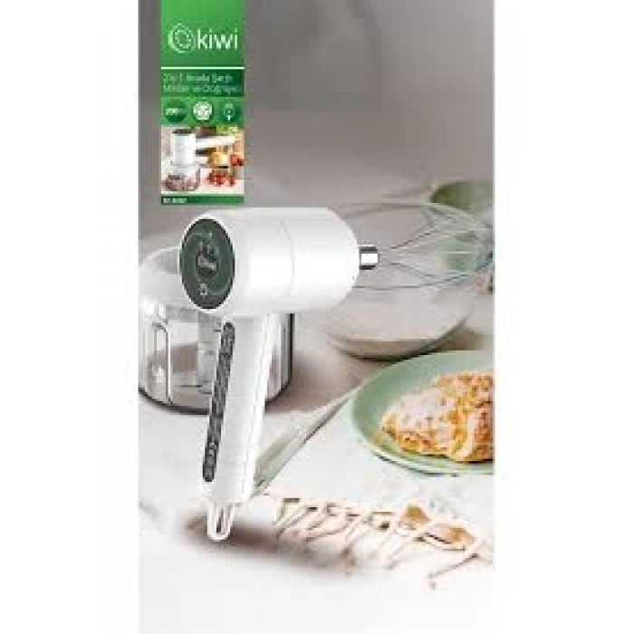 KİWİ KC-8232 ŞARJLI MİKSER VE RONDO SET