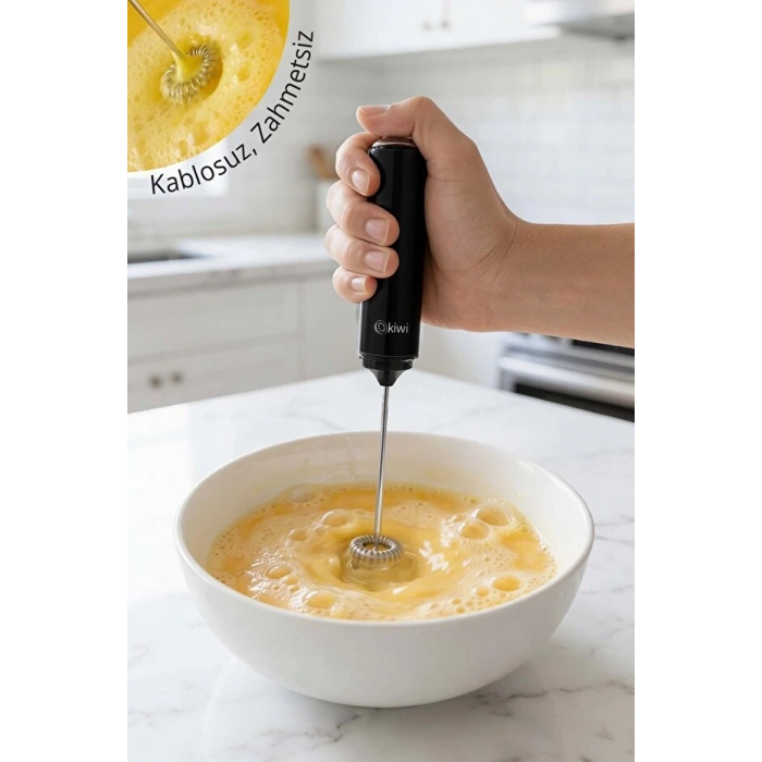 KİWİ KCW-1224 ŞARJLI SÜT KÖPÜRTÜCÜ