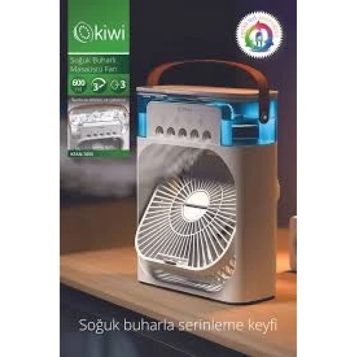 KİWİ KFAN-7655 BUHARLI MASA VANTİLATÖRÜ