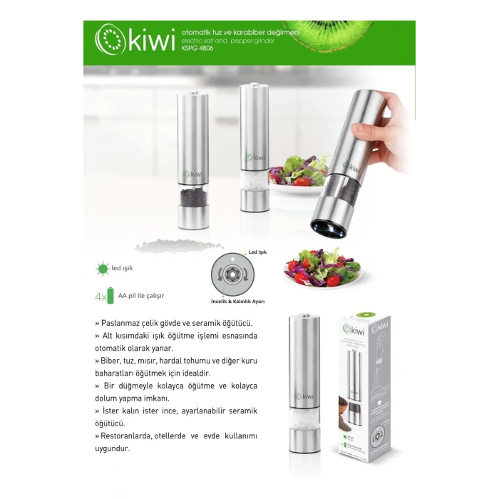 KİWİ KSPG 4806 BAHARAT ÖĞÜTÜCÜ