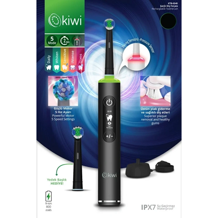 KİWİ KTB-6540 ŞARJLI DİŞ FIRÇASI